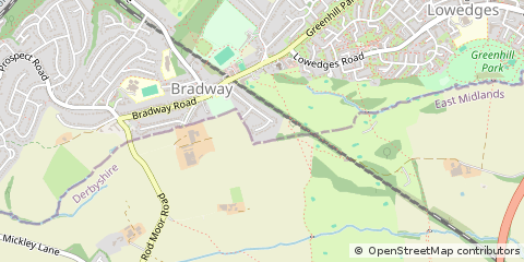 Map of Sheffield