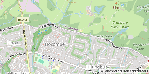 Map of Eastleigh