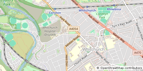 Map of Cardiff