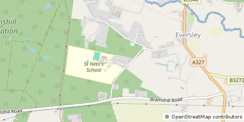 Map of Hook, Hampshire