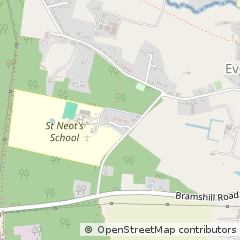 Map of Hook, Hampshire
