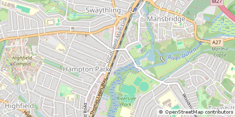 Map of Southampton