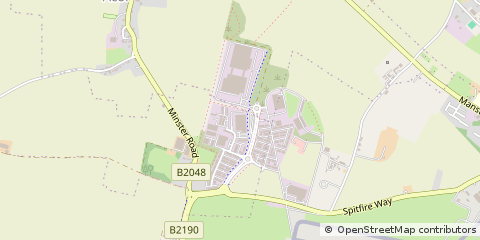 Map of Ramsgate, Kent