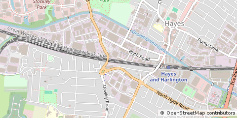 Map of Hayes, London