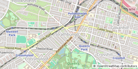 Map of Glasgow