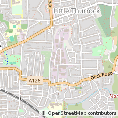 Map of Grays, Essex