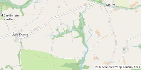 Map of Bodmin, Cornwall