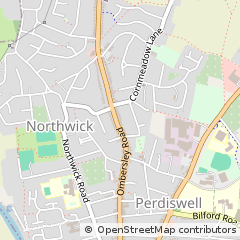 Map of Worcestershire
