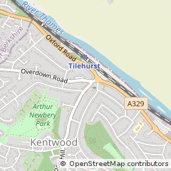 Map of Reading, Berkshire