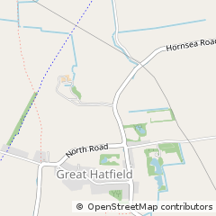 Map of Great Hatfield, East Yorkshire