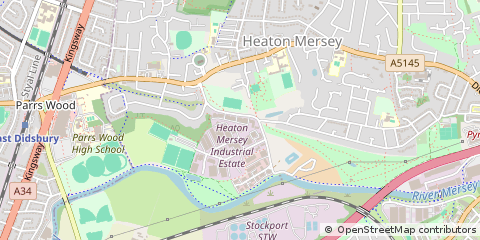 Map of Cheshire