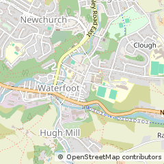 Map of Rossendale, Lancs