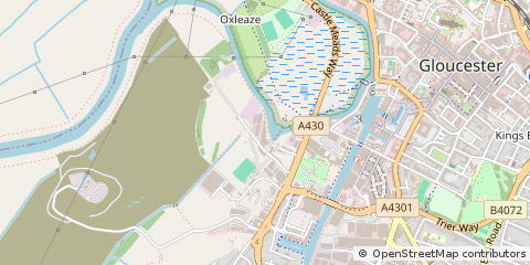 Map of Sudmeadow Road, Hempsted Glos