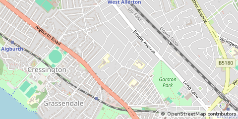 Map of Liverpool, Merseyside