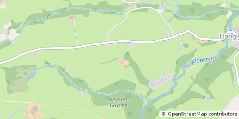 Map of Whitland, Carmarthanshire