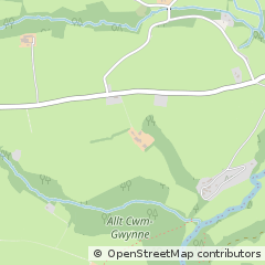 Map of Whitland, Carmarthanshire