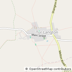 Map of TUR Langton, Leicestershire