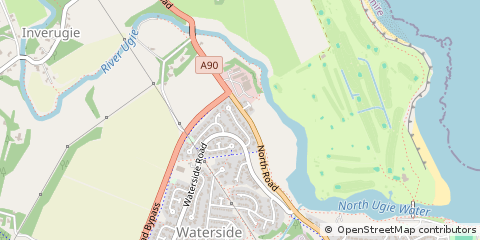 Map of Peterhead, Aberdeenshire