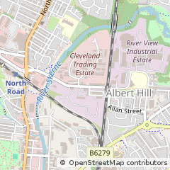 Map of Darlington, CO. Durham