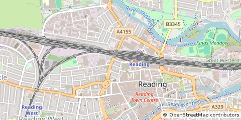 Map of Reading