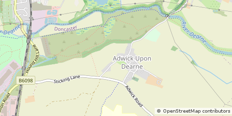 Map of Barnsley