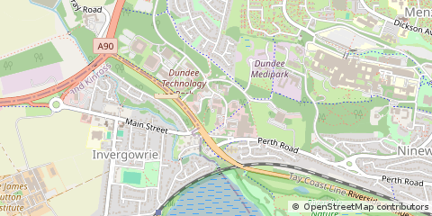 Map of Dundee