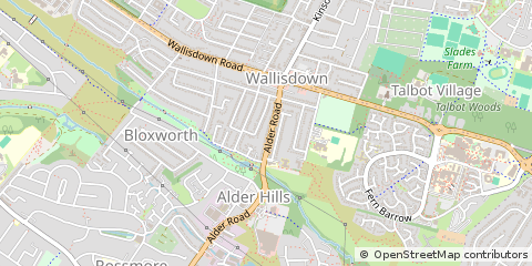 Map of Poole, Gloucestershire