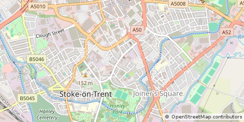 Map of Stoke-on-Trent