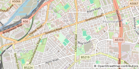 Map of Manchester