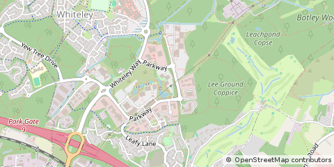 Map of Fareham, Hampshire