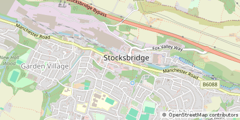 Map of Sheffield, South Yorkshire