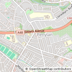 Map of Cardiff