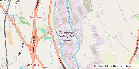 Map of Newry, Down