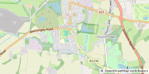 Map of Godstone
