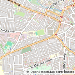 Map of Great Northern Road Derby, Derbyshire