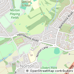 Map of South Yorkshire