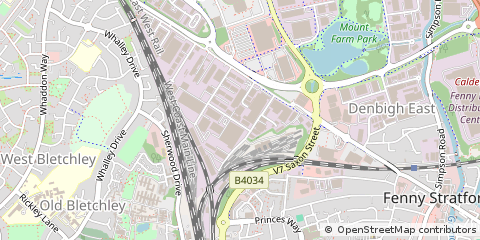 Map of Milton Keynes