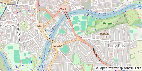 Map of Nottingham