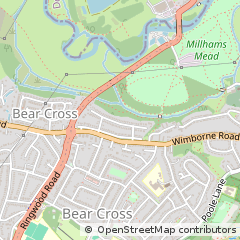 Map of Bournemouth, Dorset
