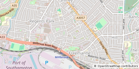 Map of Southampton