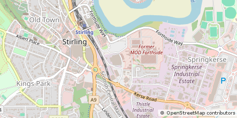 Map of Stirling, Stirlingshire