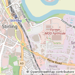 Map of Stirling, Stirlingshire
