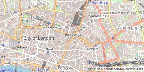 Map of London, Greater London