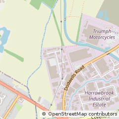 Map of Hinckley, Leicestershire