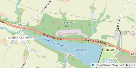 Map of Sheffield