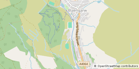 Map of Bridgend
