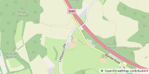 Map of Cadmore END, Berkshire