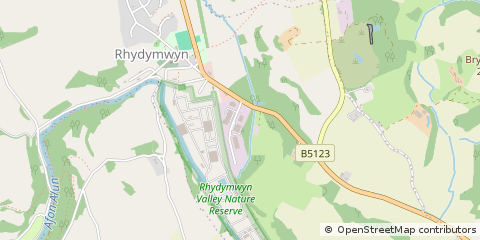 Map of Mold, Flintshire