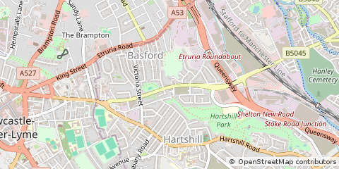Map of Staffordshire