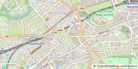Map of Edinburgh